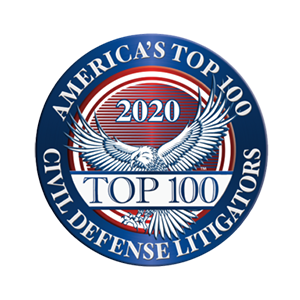Americas Top 100 Civil Defense Litigators Badge